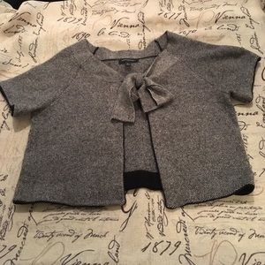 Banana Republic short-sleeve tie closure cardigan